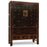 Black Lacquer Shanxi Cabinet with Butterflies