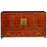 Antique Dongbei Red Decorative Sideboard