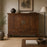 Large Walnut Storage Cabinet