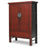 Red Lacquer Antique Chinese Wedding Cabinet