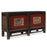 Painted Red and Black Antique Sideboard