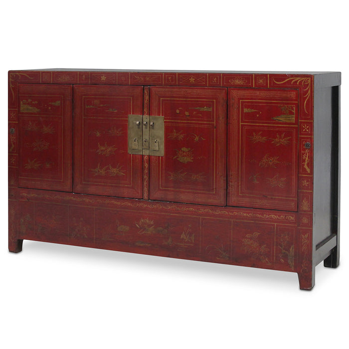 Donbōei Dongbei Red and Gold Sideboard — Shimu