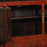 Antique Chinese Dongbei Red Painted Sideboard