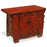 Cinnabar Red End Cabinet