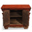 Cinnabar Red End Cabinet