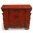 Cinnabar Red End Cabinet