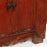 Antique Chinese Cinnabar Red End Cabinet