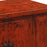 Antique Chinese Cinnabar Red End Cabinet