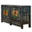 Crackled Blue Sideboard with Painted Doors