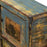 Blue Double Cabinet with Landscape Paintings