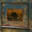 Blue Double Cabinet with Landscape Paintings