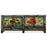 Blue Lacquer Painted Four Door Sideboard