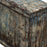 Two Door Crackled Blue Lacquer Sideboard