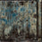 Two Door Crackled Blue Lacquer Sideboard