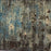 Two Door Crackled Blue Lacquer Sideboard