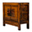 Orange Side Cabinet with Peonies