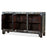 Crackled Blue Lacquer Three Door Sideboard