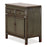 Grey Lacquer Two Door Storage Cabinet