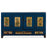 Blue Lacquer Painted Dongbei Sideboard