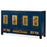 Blue Lacquer Painted Dongbei Sideboard