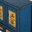 Blue Lacquer Painted Dongbei Sideboard
