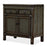 Grey Lacquer Two Door Cabinet