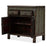 Grey Lacquer Two Door Cabinet