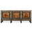 Chinese Antique Grey Lacquer Sideboard with Curio Paintings