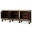 Chinese Antique Grey Lacquer Sideboard with Curio Paintings