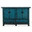 Blue Lacquer Double Sided Cabinet