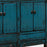 Blue Lacquer Double Sided Cabinet