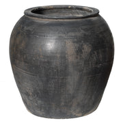 Dark Stoneware Pot
