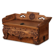 Wooden Carved Jewellery Box