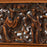 Long Antique Carved Panel in Five Scenes