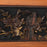 Long Decorative Carved Panel in Red and Gold