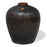 Large Vintage Black Storage Jar