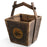 Black Wooden Water Bucket