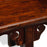Antique Elm Bench With Cloud Head Spandrels