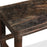Straight Legged Chinese Antique Walnut Console Table