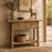 Natural Elm Two Drawer Table