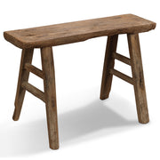 Wide Rustic Antique Stool