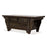 Green Lacquer Kang Table with Carved Spandrels