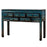 Blue Lacquer Five Drawer Console Table