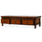 Low Three Drawer Table in Orange Lacquer