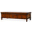 Low Three Drawer Table in Orange Lacquer