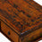 Low Three Drawer Table in Orange Lacquer