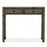 Two Drawer Grey Lacquer Table
