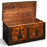 Painted Floral Storage Trunk