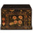 Antique Chinese Painted Black Floral Qinghai Trunk