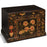 Antique Chinese Painted Black Floral Qinghai Trunk